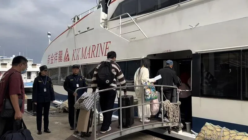 元旦假期福建沿海水路预计发送旅客38.65万人次