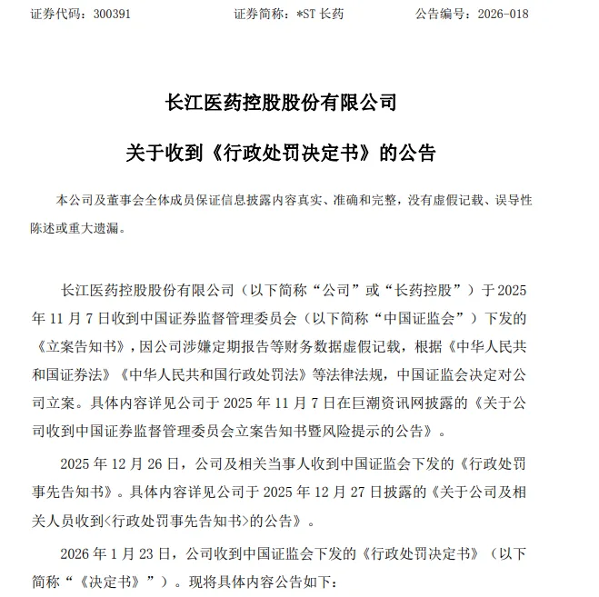 财务造假！300391，强制退市！